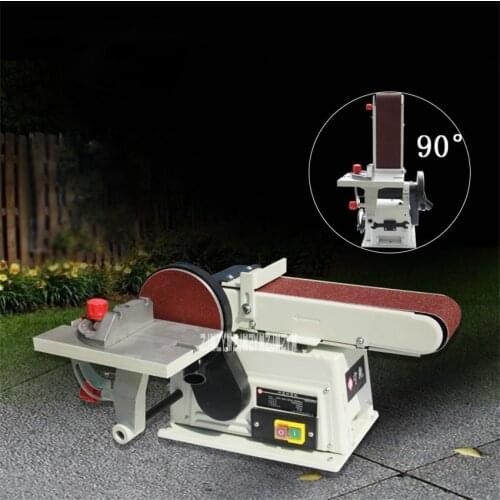 JBDS-4115 Desktop Belt Machine Grinder Household Multi-function Polishing Machine Electric Sand Drum Grinder 220V 500W 2950rpm