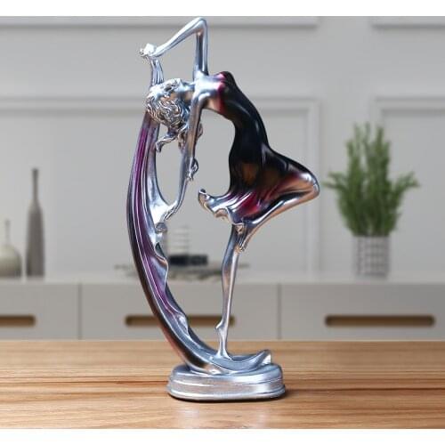 2021 new European beauty elegant character crafts creative home decoration living room wedding gift dancing girl decoration