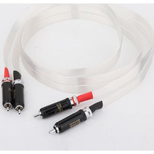Nordost OCC Silver Plated RCA Interconnect Cable With Gold Plated RCA Plug