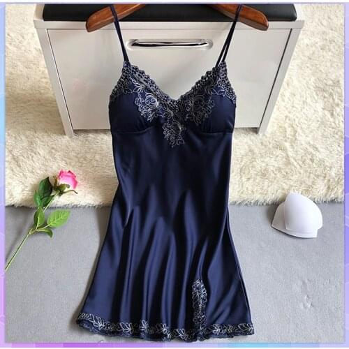 Silk Robes Womens Pajamas Sets Sleepwear Sexy Lace Nightdress V-Neck Robe Temptation Nightgown Bathrobe Home Clothes Peignoirs