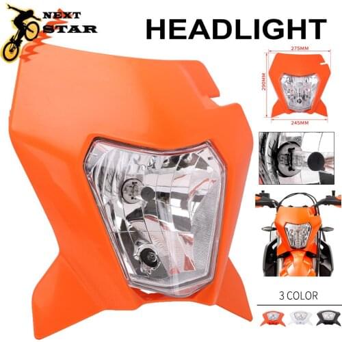 Universal Motorcycle H4 Headlight Head Lamp Light For KTM EXC EXCF XC XCF XCW XCFW MX EGS SX SXF SXS SMR 125 250-500 2018 2019