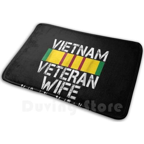 Vietnam Veteran Wife Gift Carpet Mat Rug Cushion Soft Veteran Vietnam Military Navy Army Vietnam Veteran Air Force