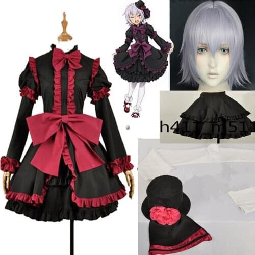 High Quality Full sets Fate/Apocrypha Assassin Jack the Ripper Cosplay Costume for Halloween Costume includes wig