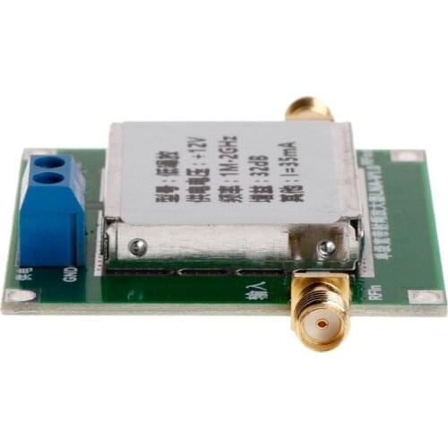 0.01-2000MHz 2Ghz 32dB LNA RF Broadband Low Noise Amplifier Module UHF HF VHF