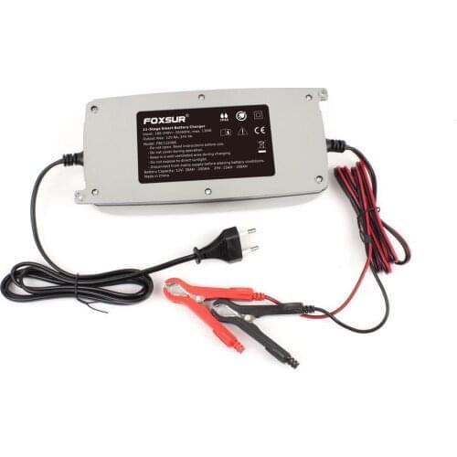 12v 24v Car Battery Charger With Lcd Display 11-stage Smart Battery Charger Truck Waterproof Lead-acid Battery Charger