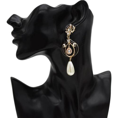 2019 Ins Hot Summer Ice Cream Shaped Handmade Woven Drop Earrings Women Elegant Wedding Party tatement Hanging Earrings