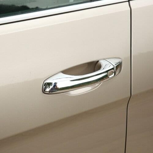 ABS Chrome For Skoda Octavia A7 2015 2016 Car-styling Car Side Door Handle Cover Trim Sticker Car Accessories