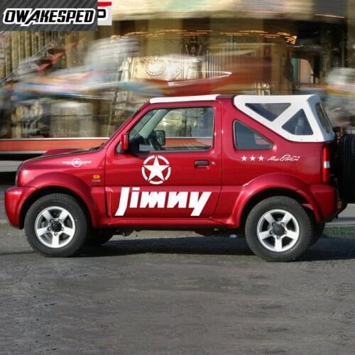 Army Start Stickers For SUZUKI JIMNY MT AT Car Styling Sticker Auto Body Accessories Waterproof Vinyl Car Door Side Decals