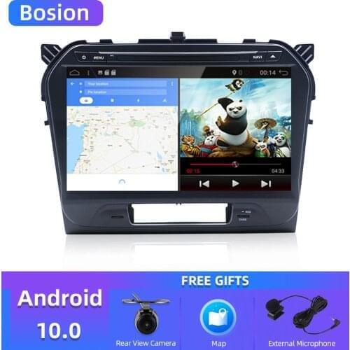 Android 10.0 Car DVD for Suzuki Vitara 2015 2016 2017 GPS radio video Multimedia player Capacitive IPS Screen wifi bluetooth RDS