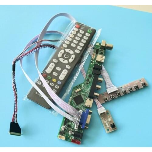 Kit for LP125WH2 SL 40pin LVDS USB HDMI Screen panel Audio LCD LED remote Controller board VGA 1366x768 Display TV AV monitor