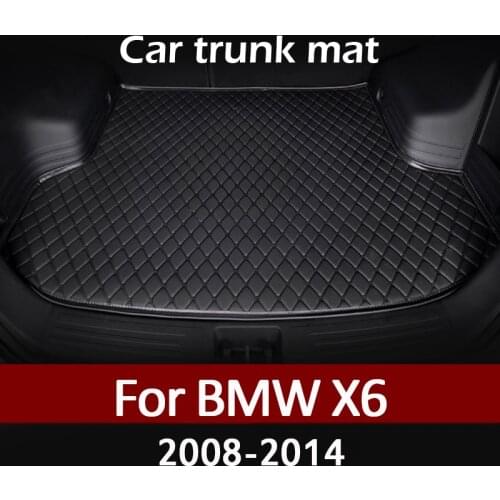 MIDOON Car trunk mat for BMW X6 2008 2009 2010 2011 2012 2013 2014 cargo liner carpet interior accessories cover