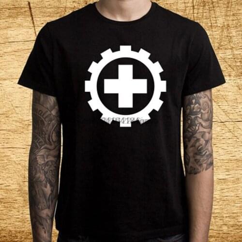 Laibach Music Group Logo Mens Black T-Shirt Size S M L Xl 2Xl 3Xl