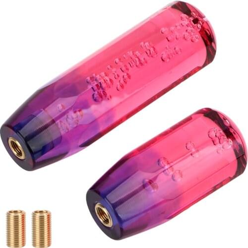 LEEPEE Shifter Manual Transmission 10/15CM Car Gear Shift Knob Universal Shift Knob Stick Car-styling Crystal Transparent Bubble