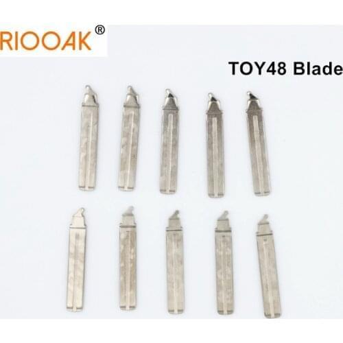 5pcs/lot Uncut TOY40/TOY48 Key Blade Metal Blank Flip Key Blade For Hyundai Toyota Crown For Lexus