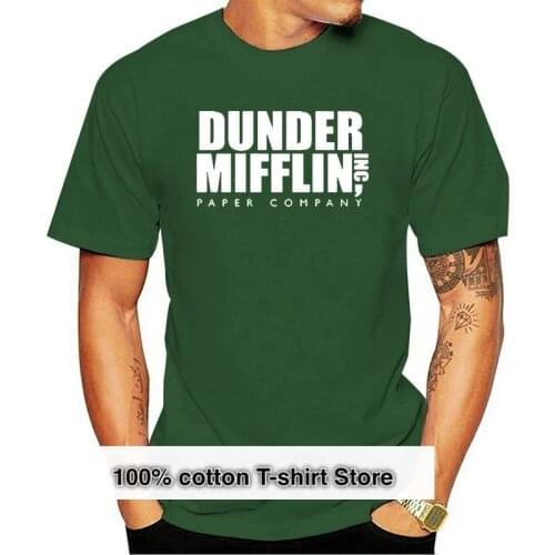 Dunder Mifflin Paper Company Inc The Office Tv Show MenS T Shirt Size S - 3Xl Round Neck Tee Shirt