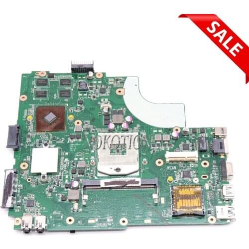 NOKOTION 90R-NB2MB1000U For asus K43LY Main board rev 3.1 laptop motherboard HM65 DDR3 HD 6470M