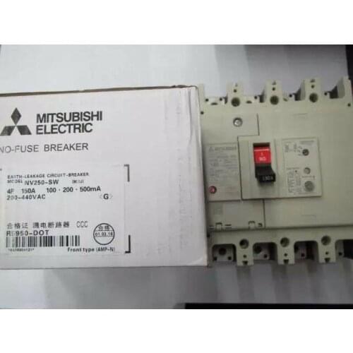 New Mitsubishi NV250-SW 4P 150A leakage switch free shipping
