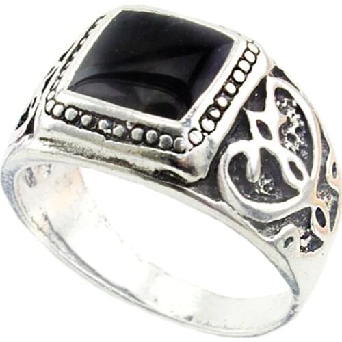 Top Quality Simple Wedding Women Rings Fashion Jewelry Gothic Vintage Statement Engagement Rings Men Jewelry Factory Price