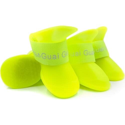 L Pet Dog Shoes Waterproof Balloon Rubber Rain Eskimo Bellington Terrier Border Collie Medium sized Husky Shiba Inu