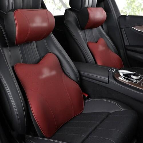 Car Seat Headrest Memory Foam Rest Waist Pad Decoration Car Styling Accessories For Lexus ES IS LS LC UX CT NX RX LM 250 300 350