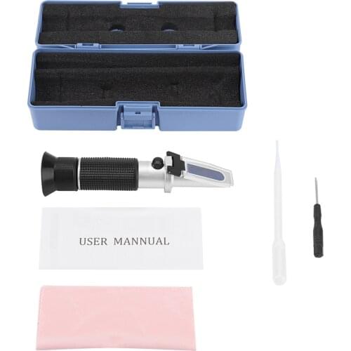 Portable Brix Refractometer 0~32% Food Sugar Fruit Juice Wine Beer Beverages Tester Meter Refractometer Sugar Tester Brix Meter