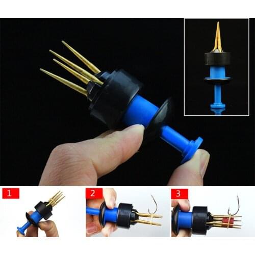 Newly 8.5cm Fishing Baits Elastic Bait Bands Expander Carp Grabber Tool Fishing Accessories