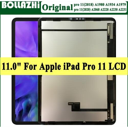 Tablet LCD For Apple iPad Pro11 (2018) A1980 LCD Touch Screen Assembly Replacement For Apple iPad Pro 11 (2020) A2230 Display