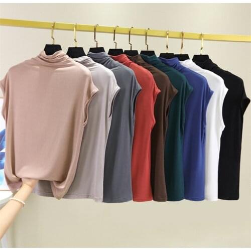 Thin Cotton Batwing Sleeve Bottom Shirt Women 2020 Summer Elegant Korean Fashion Tops Female Soft Slim Shirt Plus Size M-8XL
