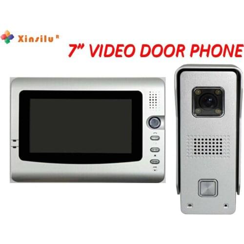 XINSILU International quality New arrival 7 inch TFT LCD monitor video door phone / intercom system Security doorbell