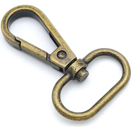 ZENTEII Metal Luggage Bags Strap Buckle Dog Buckle Lobster Swivel Trigger Clips Snap Hardware Hook Handbag Hanger Key Chain DIY