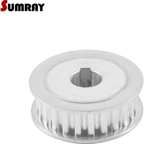 SUMRAY XL 24T Keyway Timing Pulley 8/10/12/14/15/16/17/18/19/20mm bore keyway diameter 3/4/5/6mm 11mm width Tooth Belt Pulley
