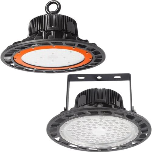 10pcs 200w UFO LED High Bay Light 170lm/W,Slim Super Bright Commercial Bay Lighting,6000k, led working light AC110-277v,IP65