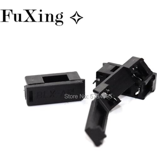 20pcs/lot BLX-A type 5*20 mm with cover Fuse Seat Fuse Pipe Fuse Holder 5x20 Fuse Seat Fuse Holder With Cover BLX A Safety Clamp