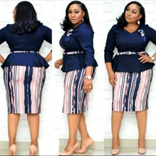 African Dresses For Women Office Lady 2021 Vetement Femme Dashiki Print Africa Dress Clothes Dashiki Ankara Dresses Ladies