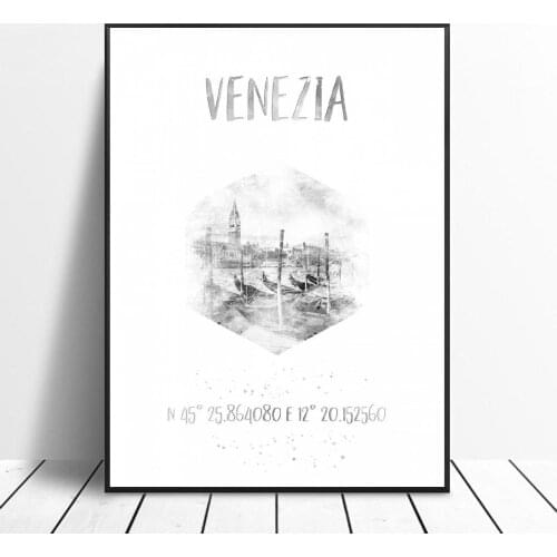 Coordinates Grand Canal Art canvas poster home decoration painting frameless