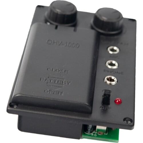 Electric Violin EQ Piezo Pickup Kit with Volume & Tone Control for Violin Accessories