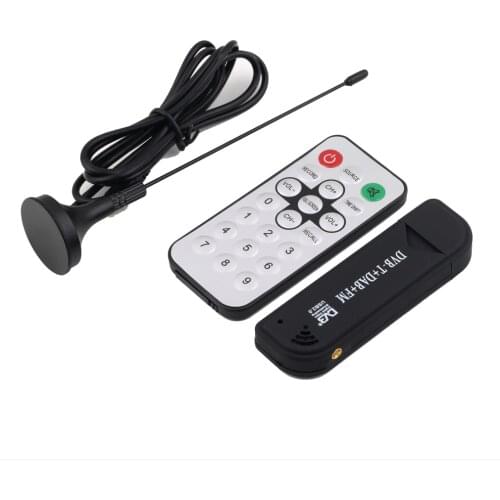 Mini USB 2.0 Software Radio DVB-T RTL2832U+R820T2 SDR Digital TV Receiver Stick