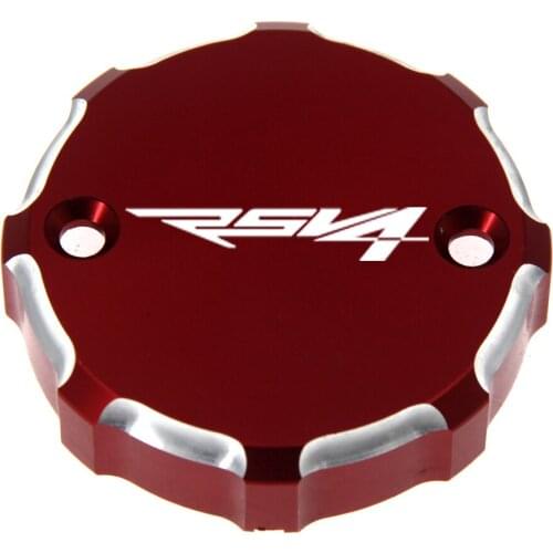 Motorcycle Front Brake Fluid Reservoir Cover Cap For Aprilia RSV4 2009-2014 2010 2011 2012 2013