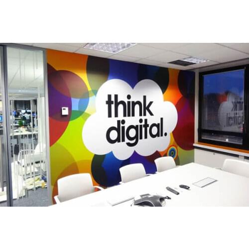 Outdoor printing baligo spanduk umbul-umbul T-BANNER sticker