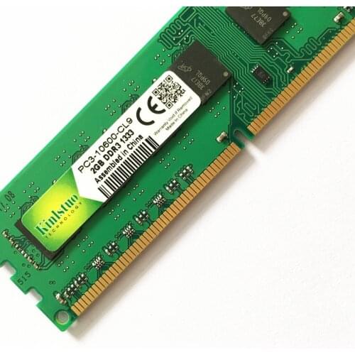 Wholesale New DDR3 1333MHz / PC3 10600 2GB For AMD Desktop RAM Memory only compatible with AMD processor / drop Shipping