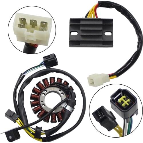 Motorcycle Voltage Regulator Rectifier+Ignition Magneto Stator Coil For Suzuki DRZ250 OEM:32101-13E00 32101-13E02 32101-13E03