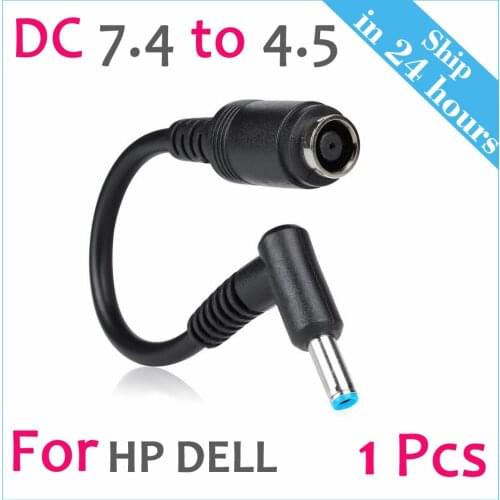 Ac Power Cord Charger Laptop Adapter Tip Connector Converter for Hp Pavilion Envy Elitebook Dell Latitude XPS Precision