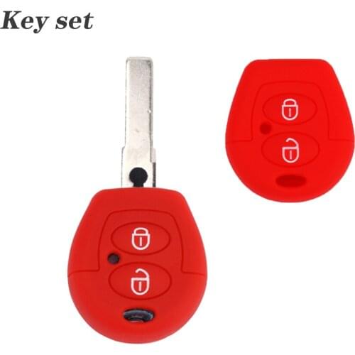 2 Button Remote Silicone Key Cover Fob Case Fit For Seat Corboda Leon Ibiza Toledo Alhambra Altea Arosa Shell Holder Protector