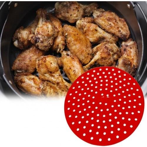 Air Fryers Liner Heat Resistant Non-stick Silicone Reusable Safe Airfryer Mats for Home Pads Kitchen Accessories