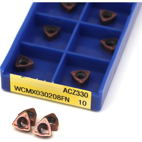 10 pcs WCMX030208 FN ACZ330 100% original SUMITOMO carbide tool CNC lathe turning tool