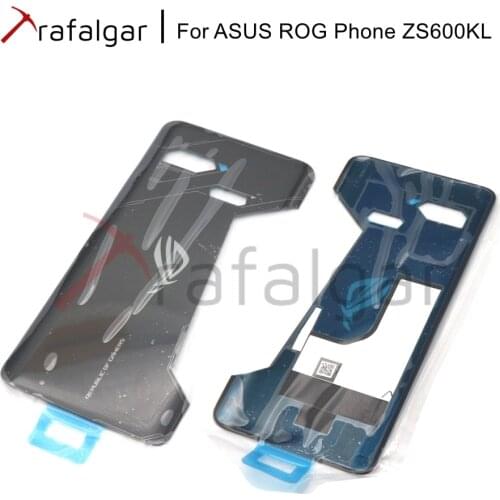 For ASUS ROG Phone ZS600KL Back Battery Cover Rear Door Housing Case Z01QD Window Replacement For Asus ZS600KL Battery Cover