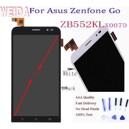 WEIDA 5.5" For Asus Zenfone GO ZB552KL X007D LCD Touch Screen Display digitizer assembly with Tool for zb552kl x007d lcd
