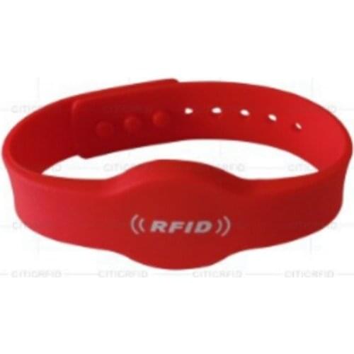 100pcs colorful 125khz EM4200 RFID Wristband 500pcs RFID Waterproof silicone Bracelet Wrist tag