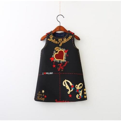 2017 New Arrive Baby Girl Elegant Dresses Girl Christmas Dresses Girl Cute Straight Dress CD-00039