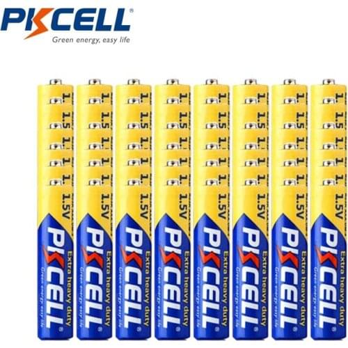 48 шт . PKCELL AAA батарея R03P 1,5 в 45 мин углеродный цинк Супер сверхмощный сухой Аккумулятор для камеры радио игрушки